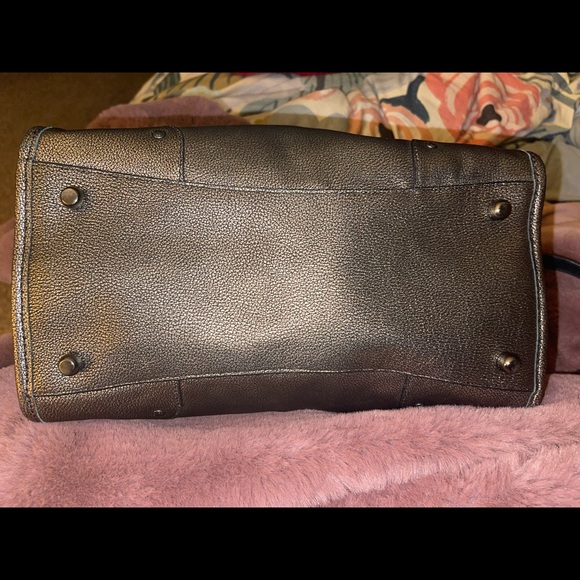 Coach Metallic Satchel - Picture 2 of 2